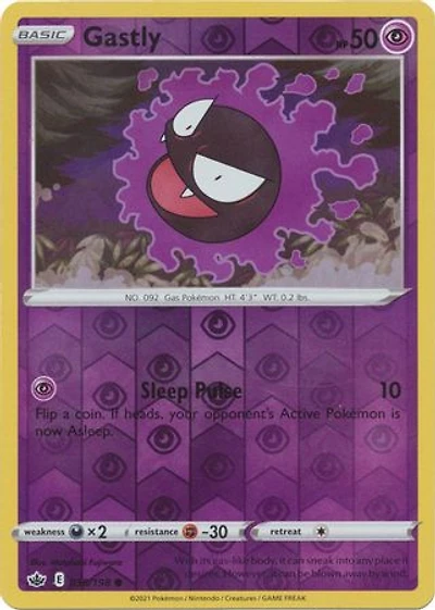 Gastly - 055/198 - Common - Reverse Holo