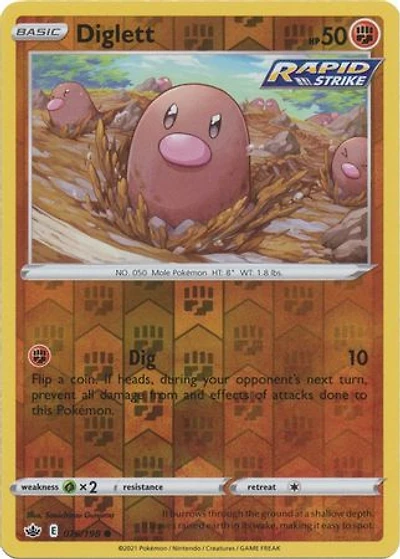 Diglett - 076/198 - Common - Reverse Holo