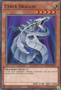 Cyber Dragon - EGO1-EN009 - Common - 1st Edition