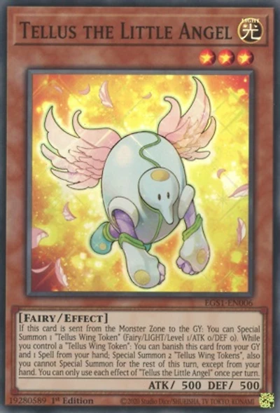 Tellus the Little Angel - EGS1-EN006 - Super Rare - 1st Edition