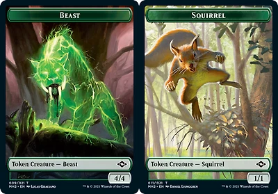Beast Token // Squirrel - Foil