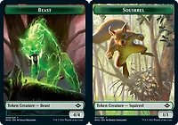 Beast Token // Squirrel - Foil