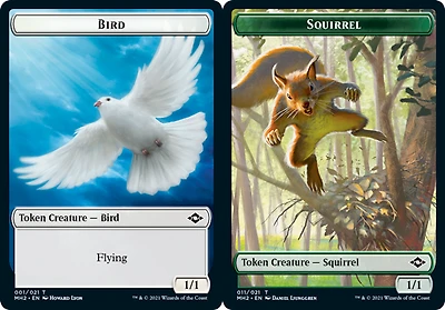 Bird Token // Squirrel - Foil