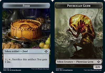 Food Token (017) // Phyrexian Germ - Foil
