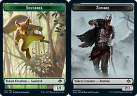 Squirrel Token // Zombie Token - Foil