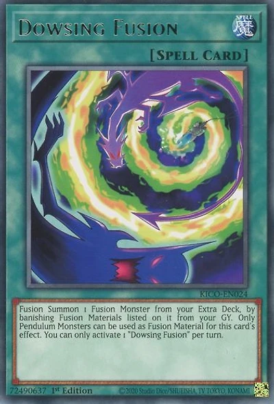 Dowsing Fusion - KICO-EN024 - Rare - 1st Edition