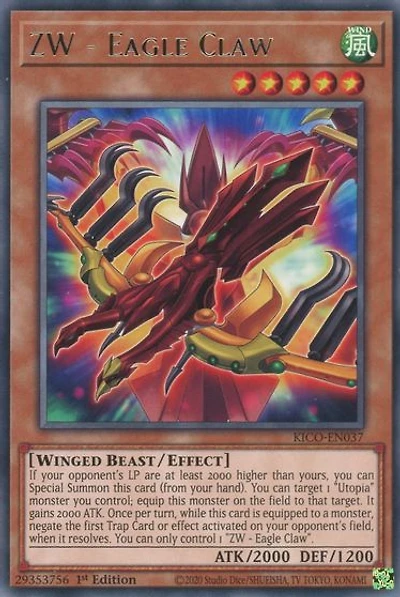 ZW - Eagle Claw - KICO-EN037 - Rare - 1st Edition