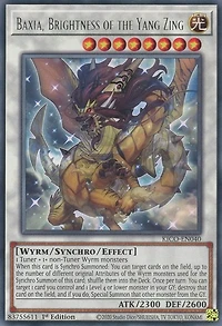 Baxia, Brightness of the Yang Zing - KICO-EN040 - Rare - 1st Edition
