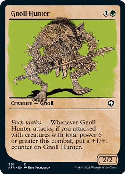 Gnoll Hunter - Foil - Showcase
