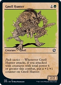 Gnoll Hunter - Foil - Showcase