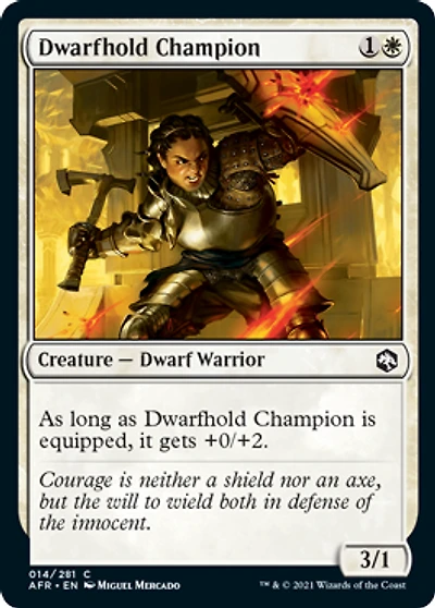 Dwarfhold Champion - Foil