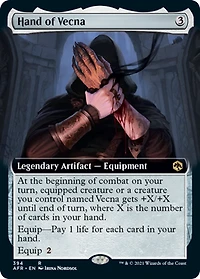 Hand of Vecna - Foil - Extended Art