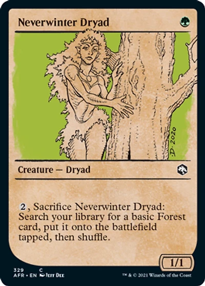 Neverwinter Dryad - Foil - Showcase