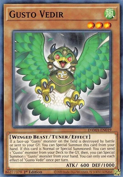 Gusto Vedir - DAMA-EN019 - Common - 1st Edition