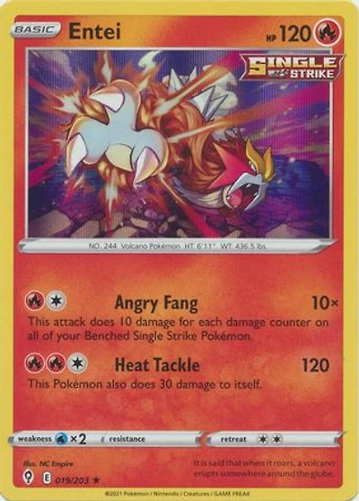 Entei - 019/203 - Holo Rare