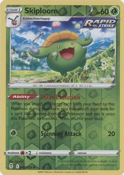 Skiploom - 003/203 - Uncommon - Reverse Holo
