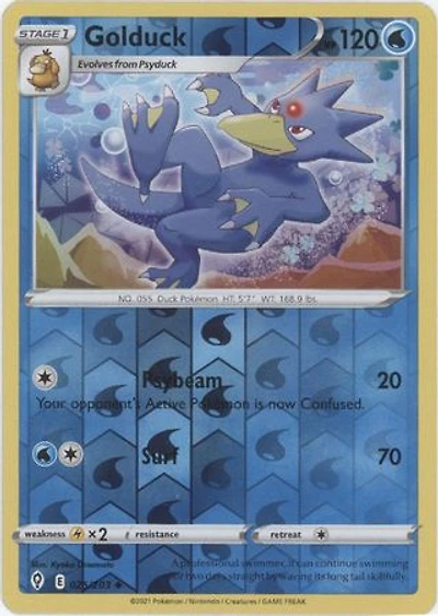 Golduck - 025/203 - Uncommon - Reverse Holo