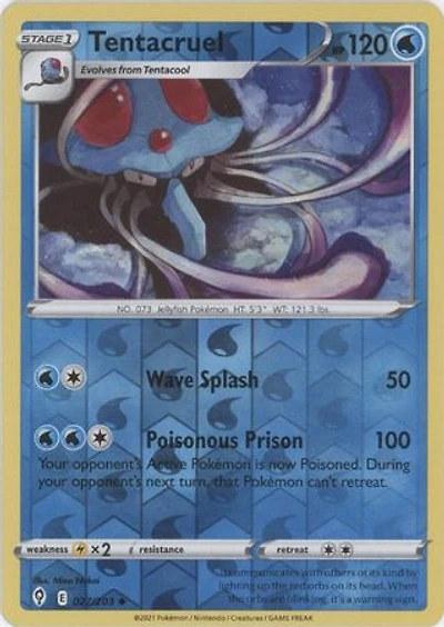 Tentacruel - 027/203 - Uncommon - Reverse Holo