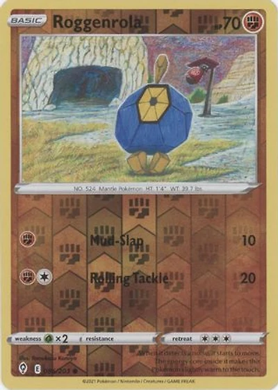 Roggenrola - 086/203 - Common - Reverse Holo