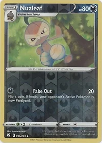 Nuzleaf - 096/203 - Uncommon - Reverse Holo