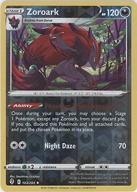 Zoroark - 103/203 - Holo Rare - Reverse Holo