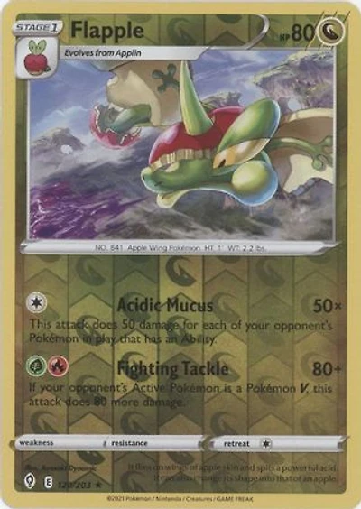 Flapple - 120/203 - Rare - Reverse Holo