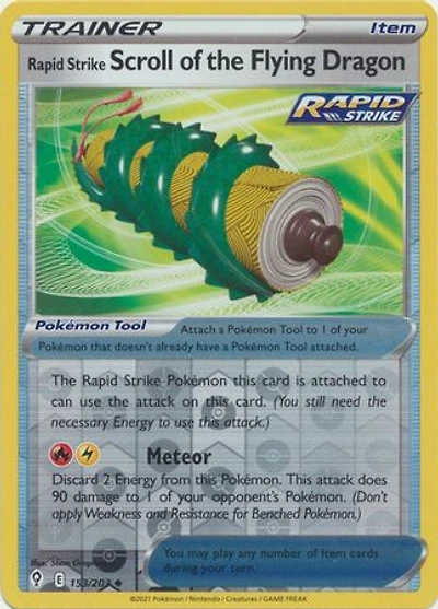 Rapid Strike Scroll of the Flying Dragon - 153/203 - Uncommon - Reverse Holo