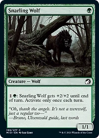 Snarling Wolf - Foil
