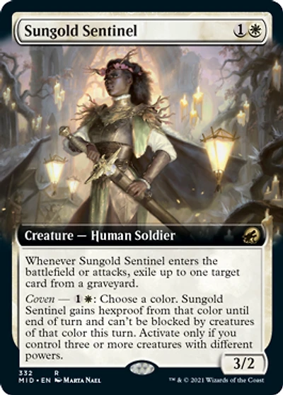 Sungold Sentinel - Extended Art