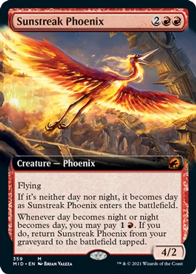Sunstreak Phoenix - Extended Art