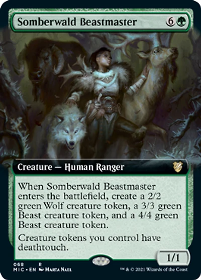 Somberwald Beastmaster - Extended Art