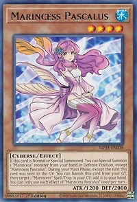 Marincess Pascalus - MP21-EN038 - Rare - 1st Edition