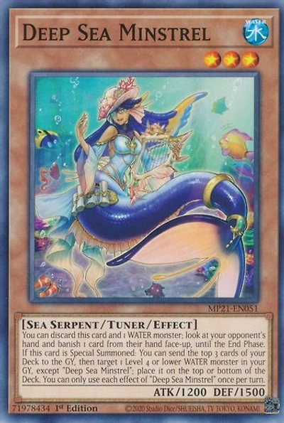 Deep Sea Minstrel - MP21-EN051 - Common - 1st Edition