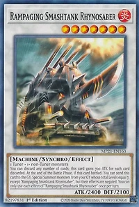 Rampaging Smashtank Rhynosaber - MP21-EN163 - Common - 1st Edition