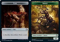 Clue Token // Insect Token - Foil