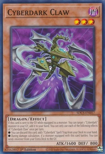 Cyberdark Claw - SDCS-EN017 - Common - 1st Edition