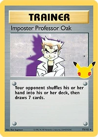 Imposter Professor Oak - 73/102 - Holo Rare