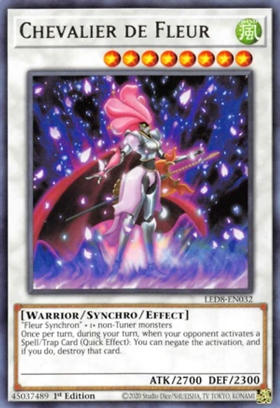 Chevalier de Fleur - LED8-EN032 - Rare - 1st Edition