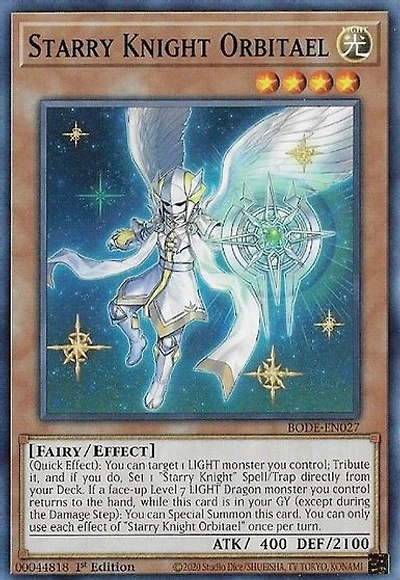 Starry Knight Orbitael - BODE-EN027 - Common - 1st Edition