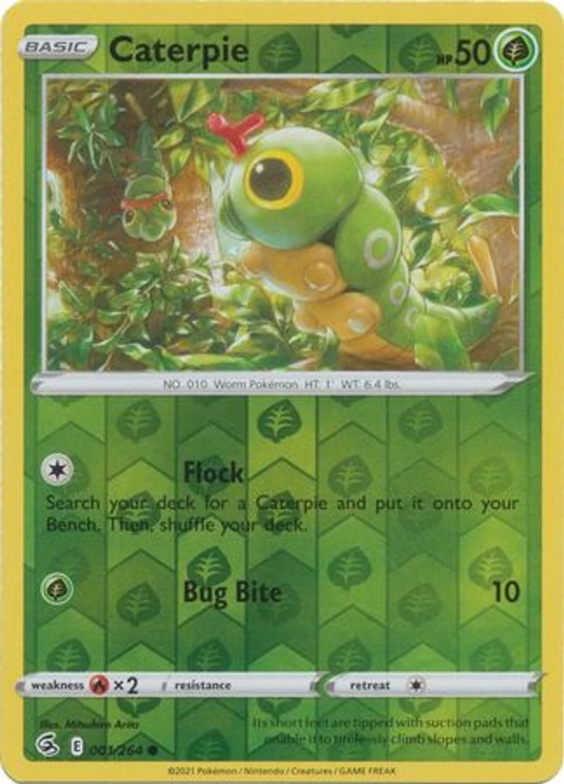 Caterpie - 001/264 - Common - Reverse Holo