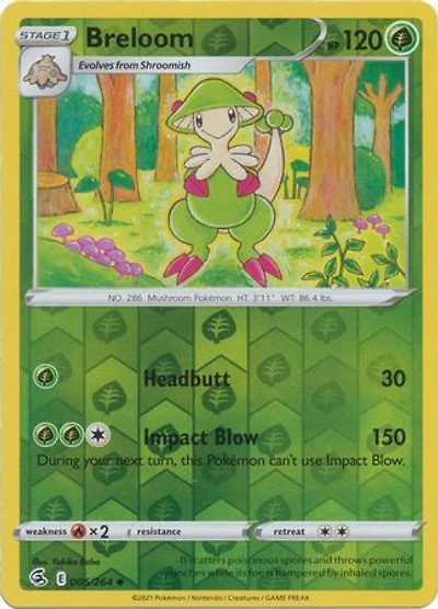 Breloom - 005/264 - Uncommon - Reverse Holo
