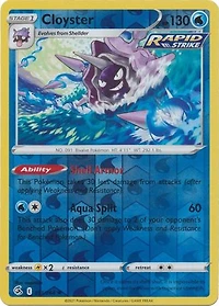 Cloyster - 051/264 - Rare - Reverse Holo