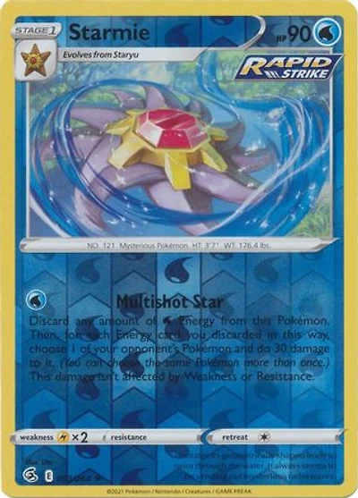 Starmie - 053/264 - Holo Rare - Reverse Holo