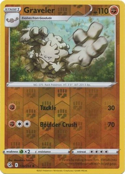 Graveler - 136/264 - Uncommon - Reverse Holo