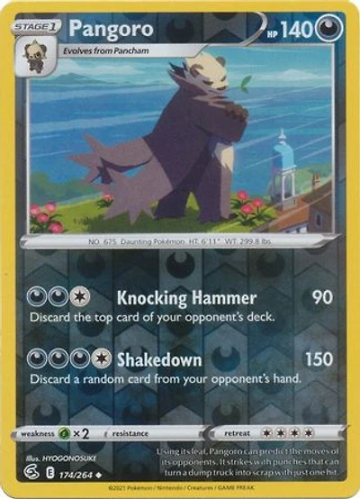 Pangoro - 174/264 - Uncommon - Reverse Holo