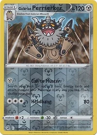 Galarian Perrserker - 181/264 - Uncommon - Reverse Holo
