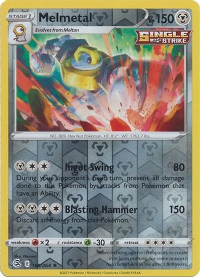 Melmetal - 189/264 - Holo Rare - Reverse Holo