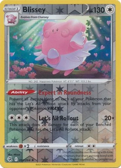 Blissey - 203/264 - Rare - Reverse Holo