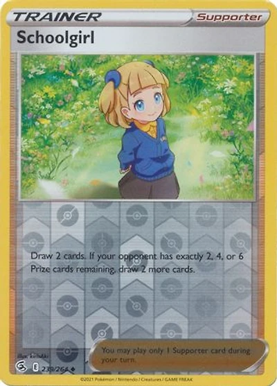 Schoolgirl - 239/264 - Uncommon - Reverse Holo