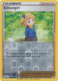 Schoolgirl - 239/264 - Uncommon - Reverse Holo